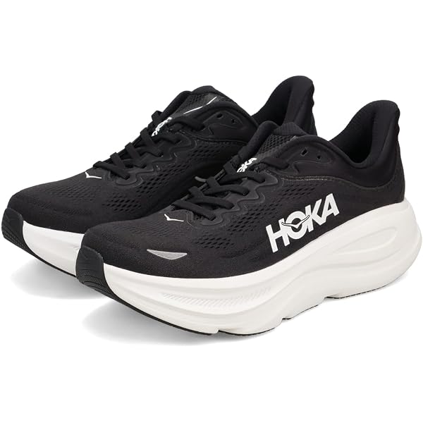 Amazon | HOKA ONE ONE(ホカ オネオネ) M BONDI 8 WIDE BLACK/WHITE